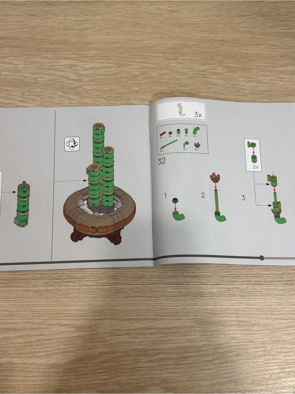 LEGO Botanicals Lucky Bamboo Decor for Home or Office 10344 Used Manual Only